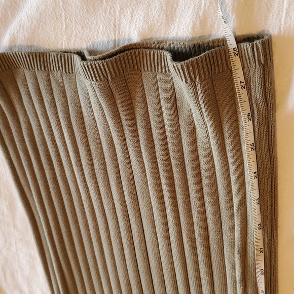 Talbots Haven Well Within Ribbed Knit High Waist Wide-Leg Sz. L Pants - Picture 10 of 11